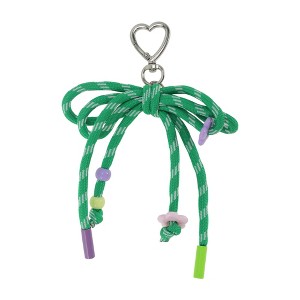 Unique Bargains Braided Bow with Love Buckle Handbag Charm 1 Pc - 1 of 4