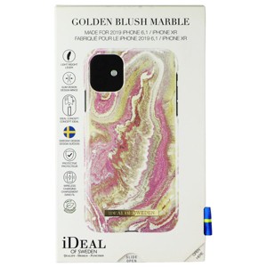 iDeal of Sweden Hard Case for Apple iPhone 11 - Golden Blush Marble - 1 of 1
