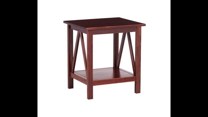 Titian End Table - Linon, 2 of 10, play video