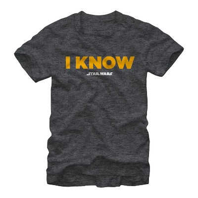 han solo i know t shirt