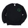 Simply Sage Market S.W.Smiley Embroidered Simple Wink Bold Sweatshirt - 2 of 4
