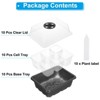 Unique Bargains Breathable Light-Transmissive Corrosion-Resistant Adjustable Humidity Seeding Tray 10 Pcs - 3 of 4