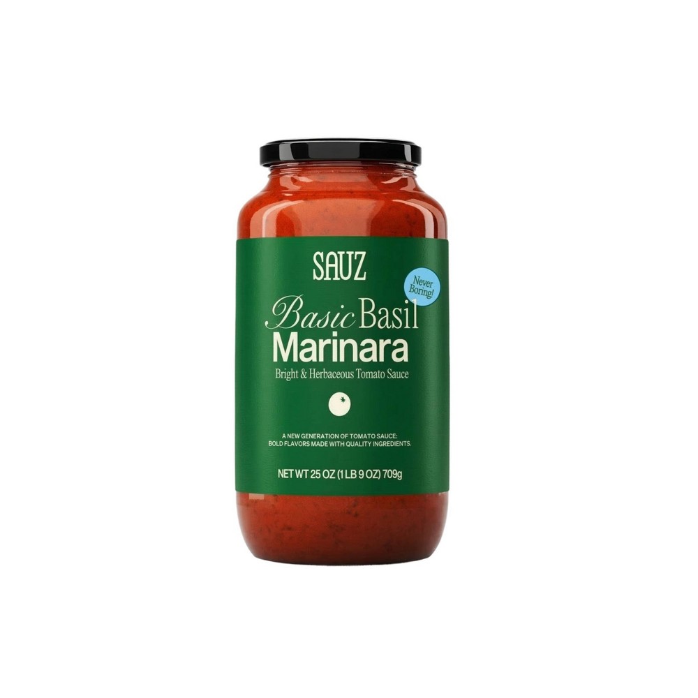 Sauz Basic Basil Tomato Sauce - 25oz