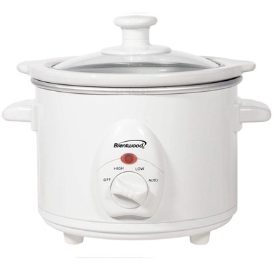 Crock Pot Slow Cooker, Classic, Round, 1.5 Quart, Utensils