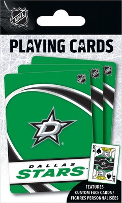MasterPieces Officially Licensed NHL Dallas Stars Playing Cards - 54 Card Deck for Adults
