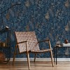 Organics Navy and Copper Wallpaper - 2 of 4