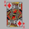 Junior's Lost Gods King of Diamonds Distressed  T-Shirt - Athletic Heather - X Small - image 2 of 2