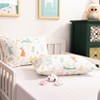 2 Pack Jersey Cotton Toddler Pillowcases, Envelope Travel Pillowcases - NTBAY - 4 of 4