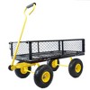 Wagon Garden Cart with 180-degree Steering Range Handle - 3 of 4