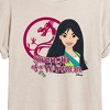 Women's - Disney Princess - Strength Of A Warrior Oversized Graphic T-Shirt - 2 of 4