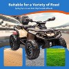 12V Kids ATV, Ride On Toy Car, Ride On ATV, Electric ATV Vehicles, 2 Seater Spacious Seat, 2 Speeds, LED Lights, Spring Suspension, Bluetooth - 3 of 4