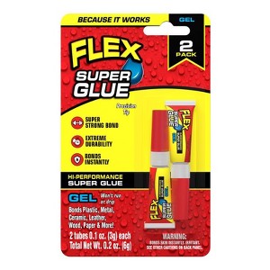 Flex Seal Family of Products Flex Super Glue High Strength Super Glue 2 pk (Case of 8) - 1 of 1