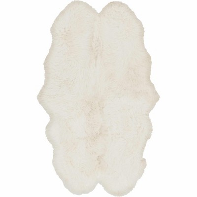 Hauteloom Rectangle Area Rug  Off-White