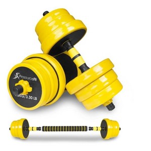 ProsourceFit Adjustable Dumbbells and Barbell Set, - 1 of 4