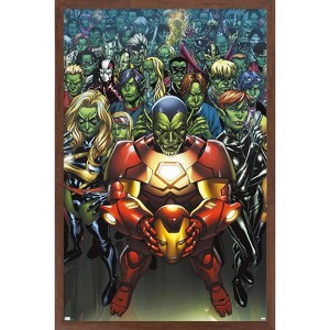 Trends International Marvel Comics - Secret Invasion - Avengers: The Initiative #15 Framed Wall Poster Prints - 1 of 4