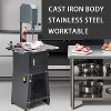 Commercial Electric Meat Bandsaw, MAX Cutting Thickness 9.5", 950W Bone Cutter with Sausage Stuffer, Butcher Saw Cutter for Frozen Meat, Rib - 3 of 4