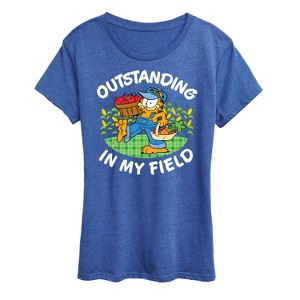 Women's - Garfield - Outstanding In My Field Short Sleeve Graphic T-Shirt - 1 of 4