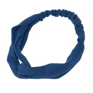 Unique Bargains Women's Simple Solid Elastic Cross Headwrap 1 Pc - 1 of 4