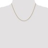 Black Bow Jewelry 1.1mm 10k Yellow Gold Solid Round Snake Chain Necklace - 2 of 4