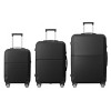 INFURNIC Bag And Luggage Sets 3 Size Hard Rolling Business Suitcases with Silent Wheels, Travel Luggage Suitcase Set, Black, 21.06"*11.81"*30.31" - 2 of 4