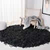Leather Shag LSG511 Handwoven Rugs - Safavieh - 2 of 3