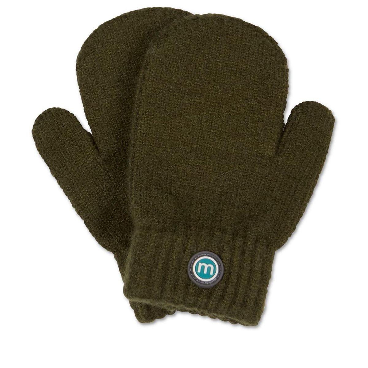 Memoi Kids Cozy Rayon-Blend Basic Ribbed Knit Mittens - thumbnail 2