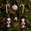 Nearly Natural 7-in Assorted Candy Holiday Christmas Deluxe Shatterproof Ornament Set of 6 - 2 of 3