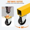 2 Ton Folding Hydraulic Engine Hoist with Lever, Folding Engine Shop Crane Hoist Lift, Heavy Cherry Picker with 6 Wheels for Garage, Workshop - 3 of 4