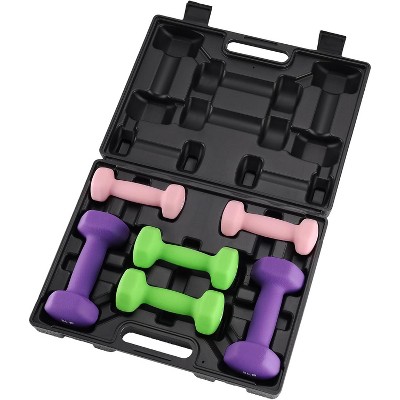 Neoprene Dumbbell Set for Men/Women - Free Weight Pairs for Home Gym Strength Training