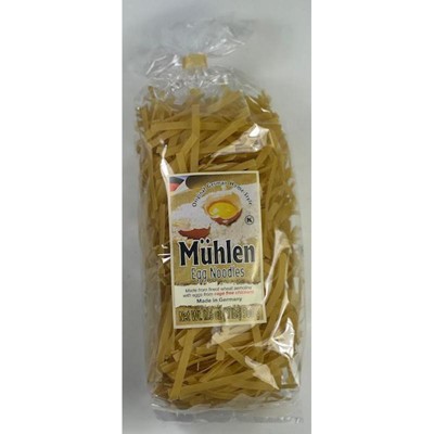 Muhlen Broad Egg Noodles 500g - Pasta For Delicious Meals, Great For Spaghetti, Stir-Fries, And Soups - Authentic Italian Tas