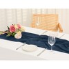 Unique Bargains Wedding Party Chiffon Sheer Table Runner 10ft 28 x 120 Inches 6 Pcs - 2 of 4