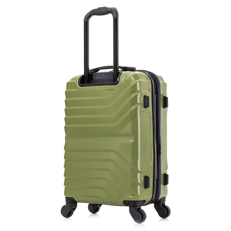 InUSA Aurum Lightweight Hardside Carry On Spinner Suitcase - Green, 6 of 19