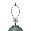 Metal Table Lamp Comes with Various Base Styles and a Hemp Lampshade for Modern Bedside Tables Desks Living Rooms - 3 of 4