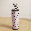 Zak Designs 25oz Double-Wall Plastic Straw Tumbler with Topper Disney Minnie Mouse - 4 of 4