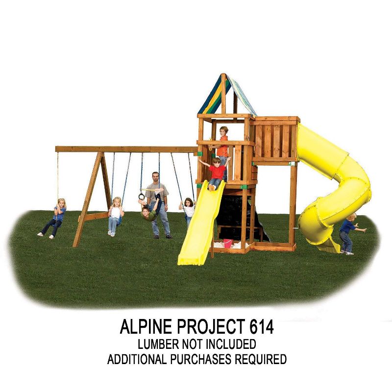 Swing-N-Slide Alpine DIY Playset Hardware Kit (Wood and Slide not included), 4 of 6