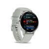 Garmin Venu 3S Fitness GPS Smartwatch Steel Bezel w/ Sage Gray Case + Accessories Kit - 3 of 4