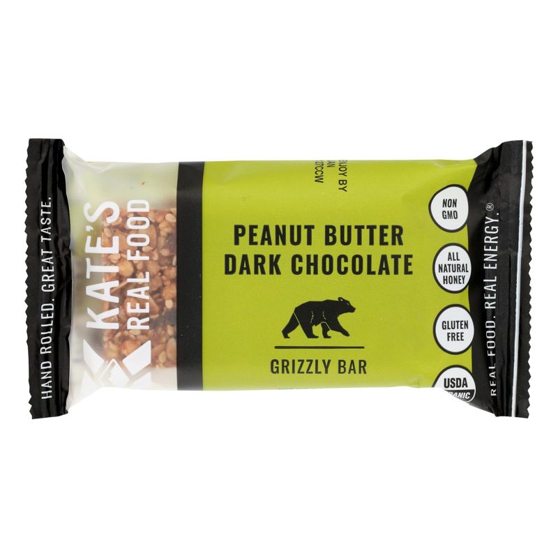 Kate's Real Food Peanut Butter Dark Chocolate Energy Bar - 12 bars, 2.2 oz, 2 of 5