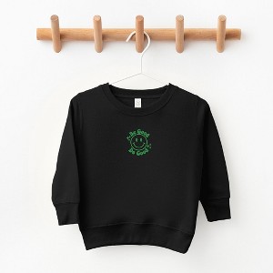 The Juniper Shop Embroidered Be Good Do Good Smiley Face Youth Ultra-Soft Graphic Sweatshirt - 1 of 3