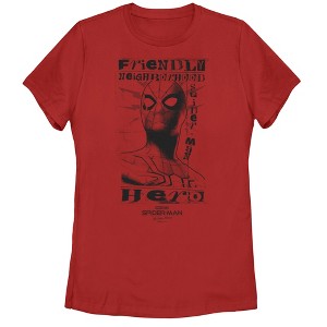 Women's Marvel Spider-Man: No Way Home Friendly Neighborhood Hero T-Shirt - 1 of 4