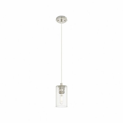 Crown Point - 1 Light Cord Pendant In Industrial Style-8.38 Inches Tall and 3.88 Inches Wide