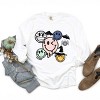 S.W.Smiley Halloween Smileys - Women's Garment Dyed Long Sleeve Graphic T-Shirt - 2 of 4
