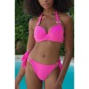 Moda Minx Amour 'Barbie Pink' Push Up Crystal Bikini Top - 4 of 4