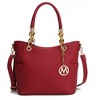 MKF Collection Rylee Vegan Leather Women’s Handbag Tote Bag by Mia K - 2 of 4