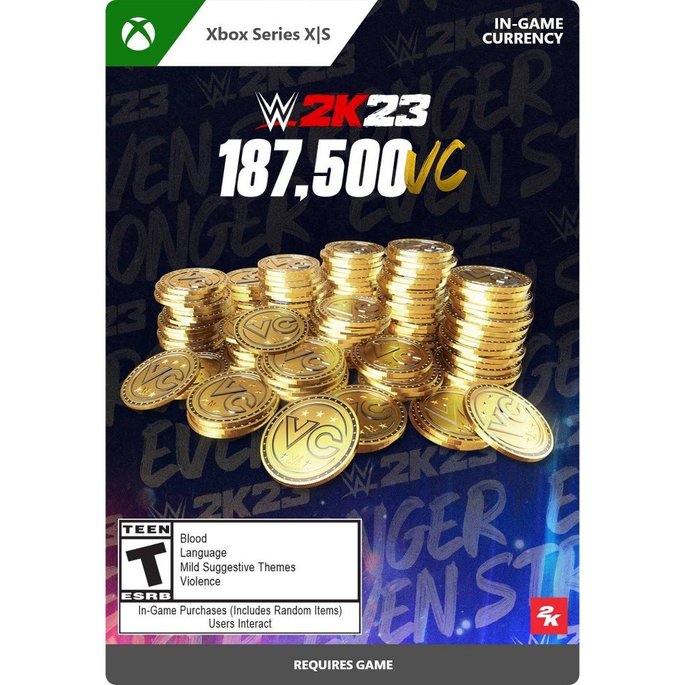 Photos - Console Accessory Microsoft WWE 2K23: 187,500 Virtual Currency Pack - Xbox Series X|S  (Digital)