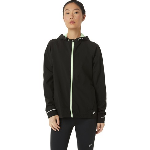 Asics Women's Waterproof Jacket Apparel, M, Black : Target