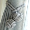 Tree City - Elegant Woven Rope Curtain Tiebacks (set of 2) - 4 of 4