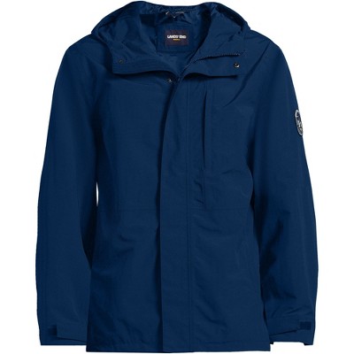 Lands' End Men's Squall Waterproof Rain Jacket - Medium - Deep Sea Navy — фото 2