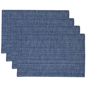 Two Tone Cotton Woven 13x19 Placemat Sets by Sweet Home Collection® - 1 of 4