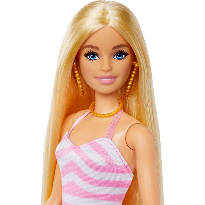 Barbie Doll with Swimsuit and Beach-Themed Accessories (Target Exclusive), 3 of 9