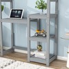 Runesay Modern House-shaped Wooden writing Desk, Kids study Table, Bookshelf,Toy Storage - 4 of 4